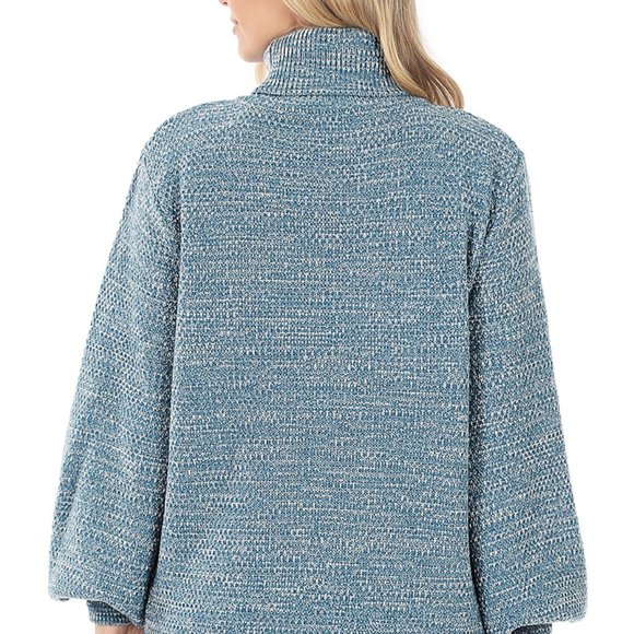 Turtleneck Sweater with Balloon Sleeves - Picture 5 of 5